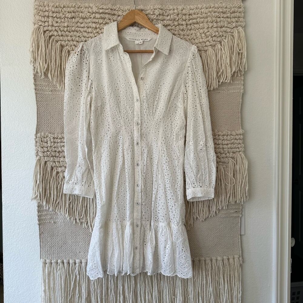 Veronica Beard Kylan Eyelet Dress